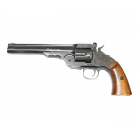 Пневматический револьвер ASG Schofield 6" Aging Black (пулевой)